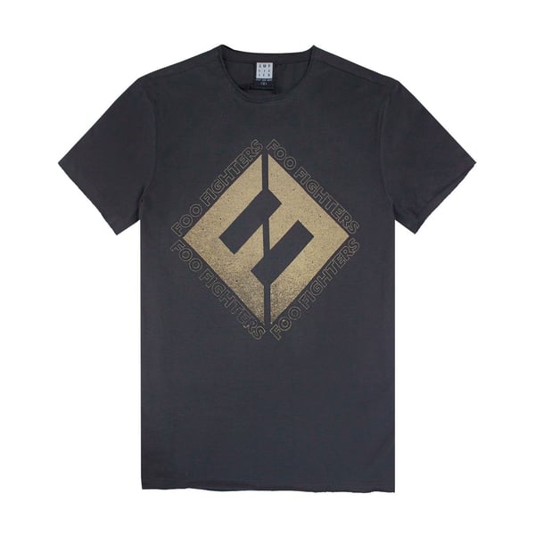 Amplified Mens Foo Fighters Concrete And Gold T-Shirt