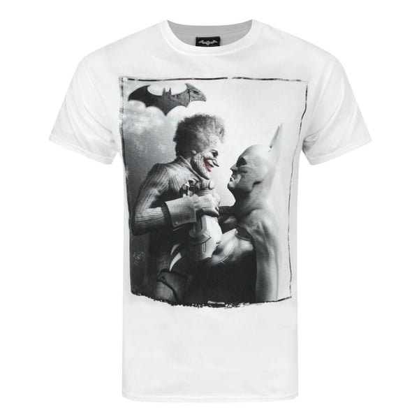 Arkham City Batman Vs Joker T-shirt til mænd
