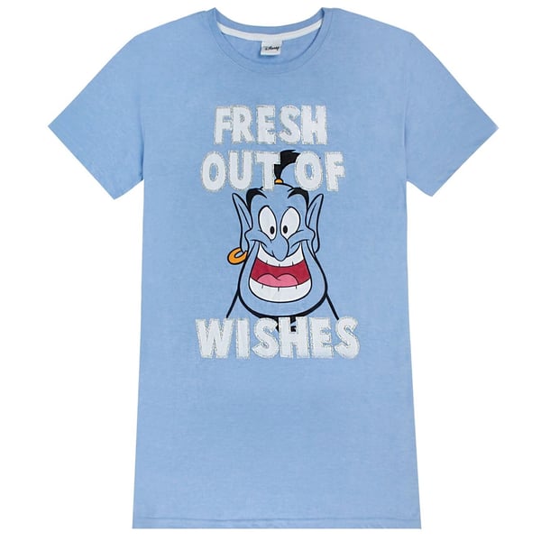 Aladdin Womens/Ladies Genie Fresh Out Of Wishes Night Dress