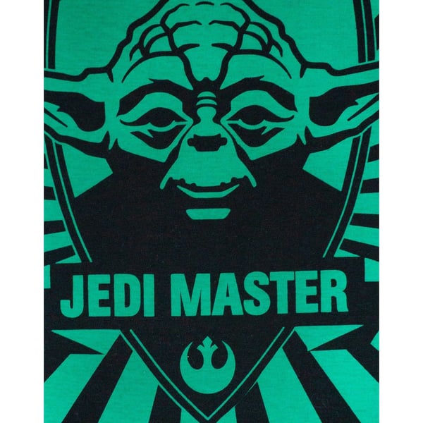 Star Wars Mens Yoda Jedi Master Poster T-Shirt