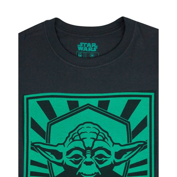Star Wars Mens Yoda Jedi Master Poster T-Shirt