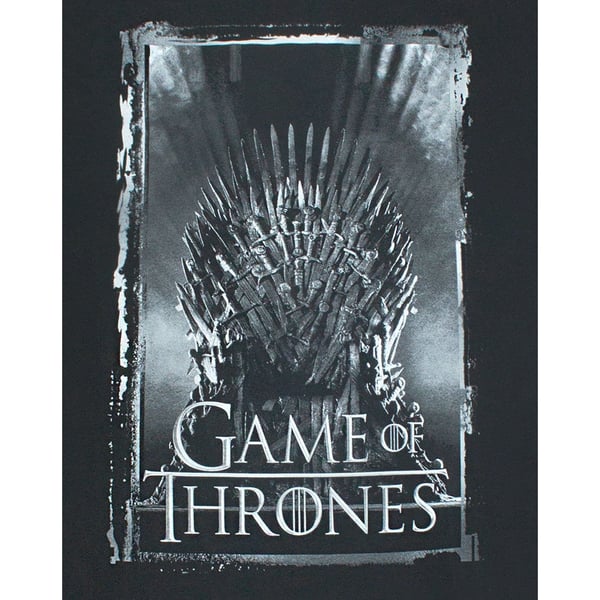 Game of Thrones Mens Iron Throne T-Shirt