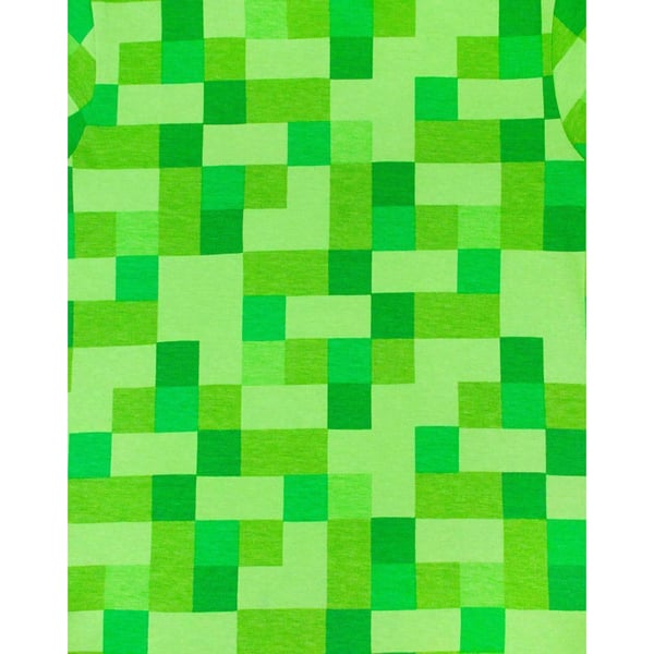Minecraft Drenge All Over Creeper T-shirt