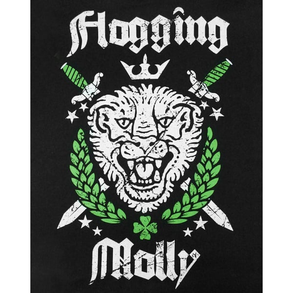 Flogging Molly Miesten Leijona T-paita