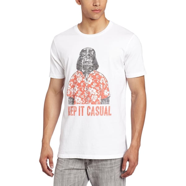 Star Wars Mens Darth Vader Casual T-Shirt