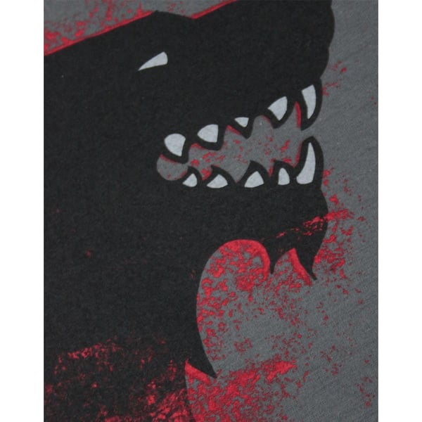 Game of Thrones Mens Bloody Direwolf Stark T-Shirt