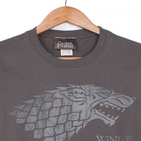 Game of Thrones Mens Winter Is Coming Stark T-Shirt
