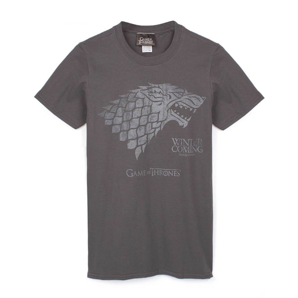 Game of Thrones Herr T-shirt \"Winter Is Coming Stark\"