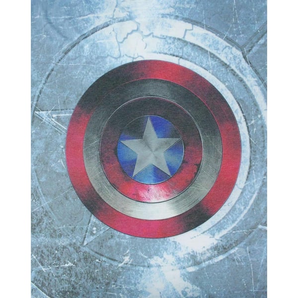 Captain America Civil War Mens Shield Sublimation T-Shirt