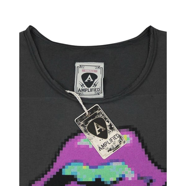 Amplified Womens/Ladies Pixel Lick The Rolling Stones T-Shirt