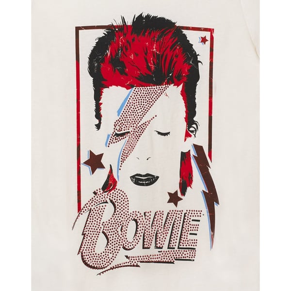 Amplified Mens Aladdin Sane David Bowie T-Shirt