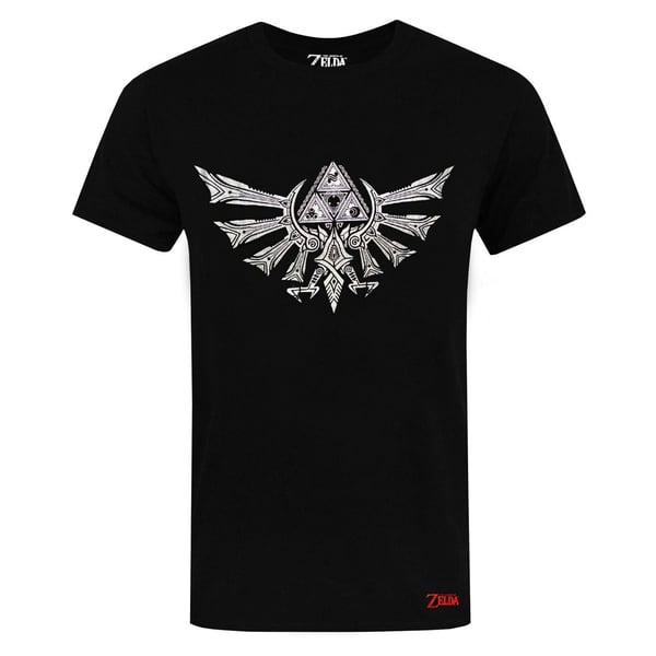 Legend Of Zelda Kortærmet T-shirt med logo til mænd