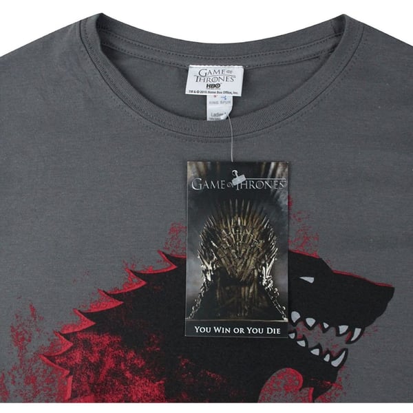 Game of Thrones Dame/Damer blodig Direwolf Stark T-shirt