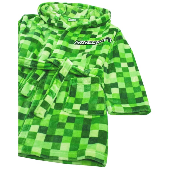 Minecraft Drenge Creeper Pixel Morgenkåbe til drenge