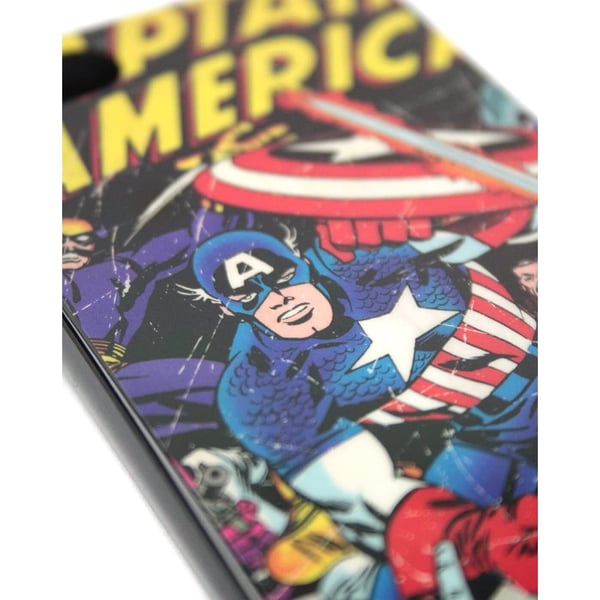 Captain America Retro Comic Phone Case