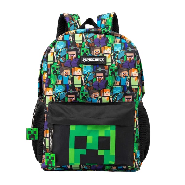 Minecraft Rygsæk til børn/unge med print over det hele Minecraft Rygsæk til børn/unge med print over det hele