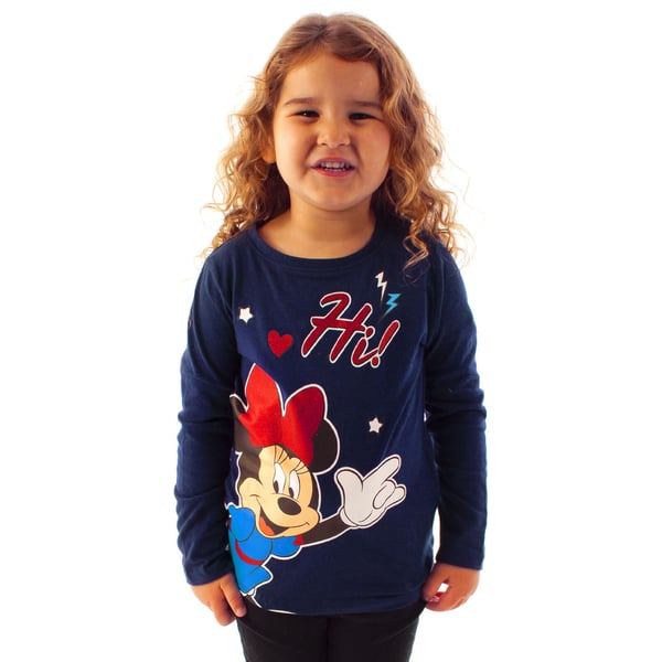 Minnie Mouse Piger Hi Glitter T-shirt