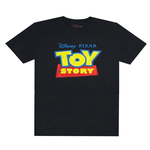 Toy Story Womens/Ladies Distressed Logo Boyfriend T-Shirt
