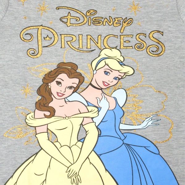 Disney Princess tyttöjen kimalteleva pitkähihainen T-paita