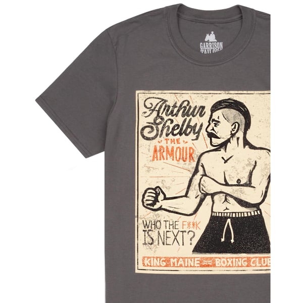 Peaky Blinders Mens Arthur Shelby Poster T-Shirt
