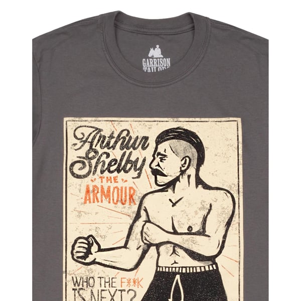 Peaky Blinders Mens Arthur Shelby Poster T-Shirt