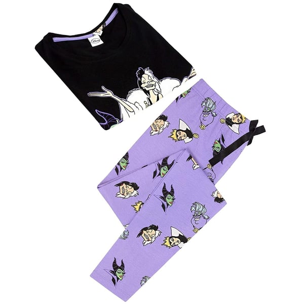Disney Womens/Ladies Its Good To Be Bad Villains Pyjama Set