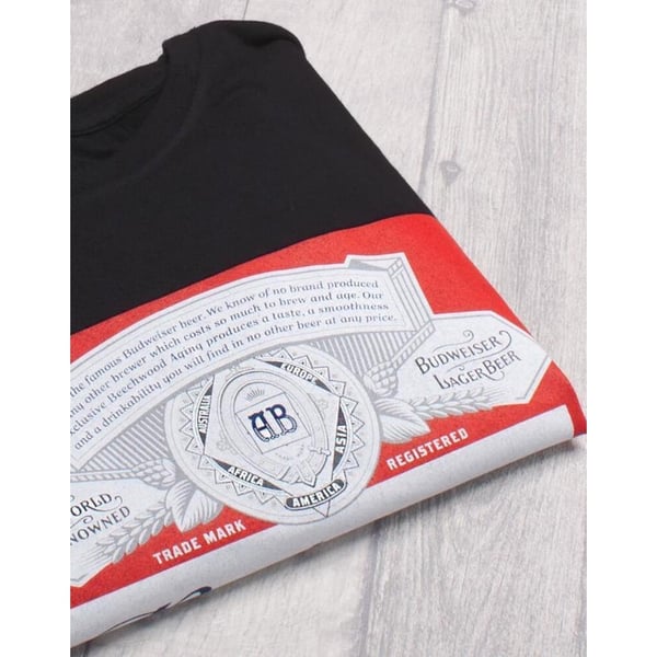 Budweiser T-shirt med logo til mænd