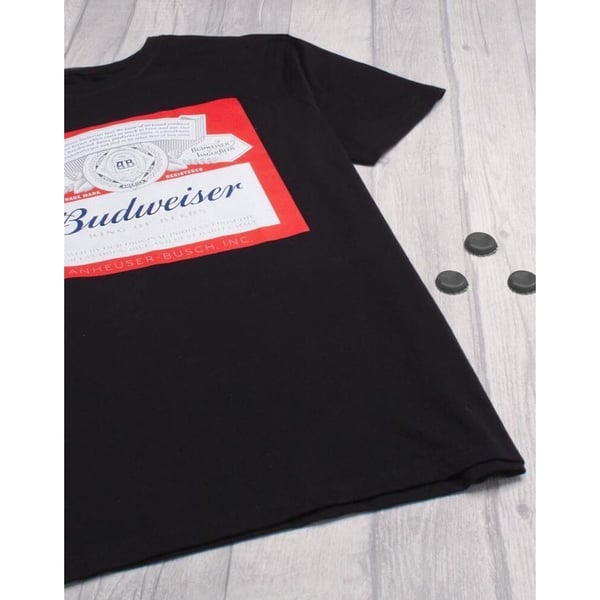 Budweiser T-shirt med logo til mænd