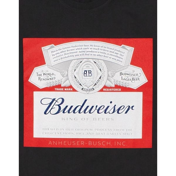 Budweiser T-shirt med logo til mænd
