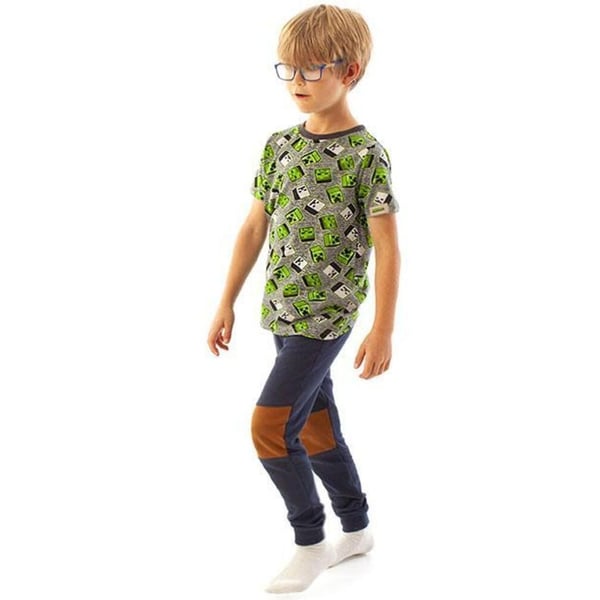 Minecraft Boys Zombie Creeper All-Over Print T-Shirt