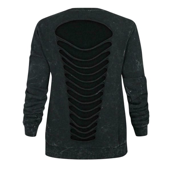 Amplified Womens/Ladies Seal Ramones Macrame Logo Sweatshirt