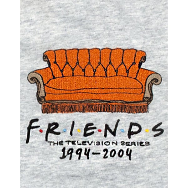 Friends Womens/Ladies Central Perk Sofa Crop T-Shirt