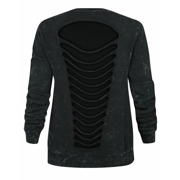 Amplified Womens/Ladies World Tour The Rolling Stones Macrame Sweatshirt