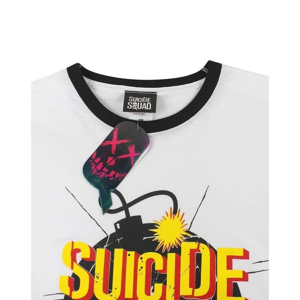 Suicide Squad Unisex Adult Exploding Bomb T-Shirt