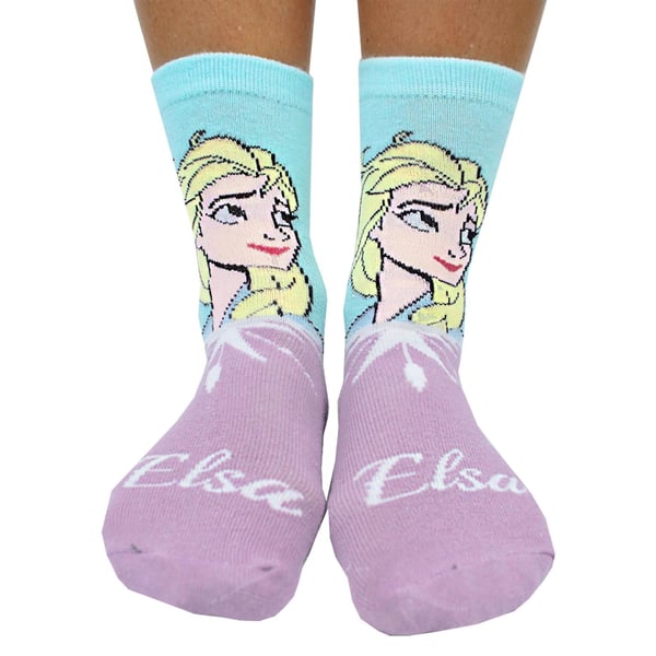 Frozen Girls Character Socks (Pack of 6)