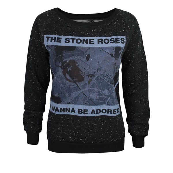 Amplified Womens/Ladies I Wanna Be Adored The Stone Roses Sweatshirt