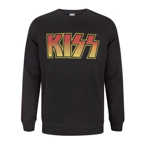 Amplified Miesten Klassinen Logo Kiss Collegepaita