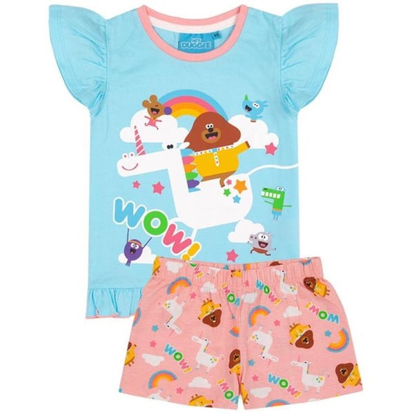 Hey Duggee Flickpyjamas med enhörning