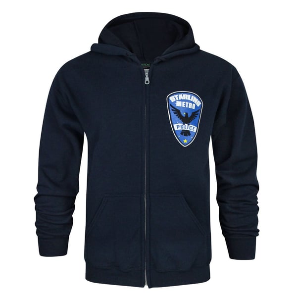 Arrow Mens Starling City Metro Police Full Zip Hoodie