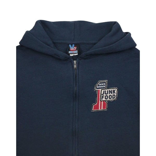 Junk Food Mens American 1 Flag Full Zip Hoodie