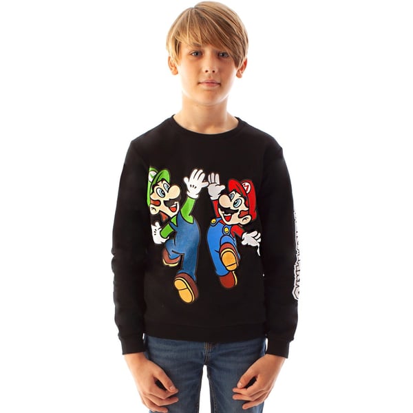 Super Mario Luigi Sweatshirt til drenge
