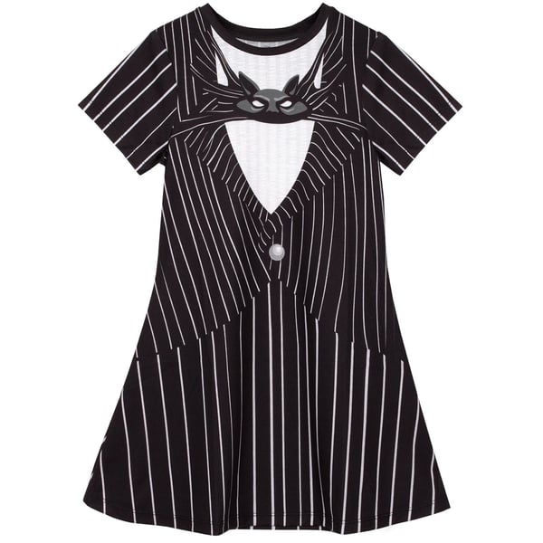 Nightmare Before Christmas Girls Jack Skellington Costume Dress