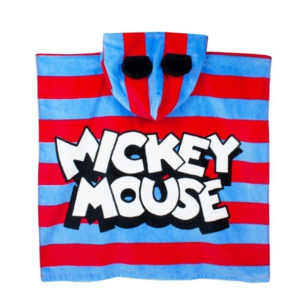 Disney Childrens/Kids 3D Ears Mickey Mouse Hooded Towel