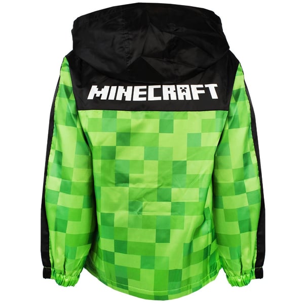 Minecraft Poikien Creeper Hupullinen Vedenpitävä Takki