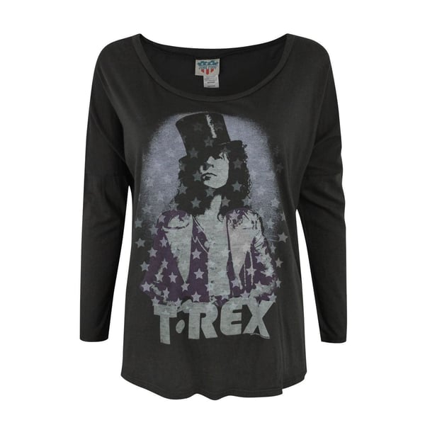 Junk Food Womens/Ladies T-Rex Long-Sleeved Top