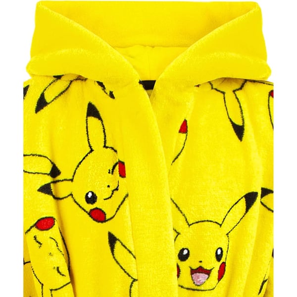 Pokemon Childrens/Kids Pikachu Faces Dressing Gown