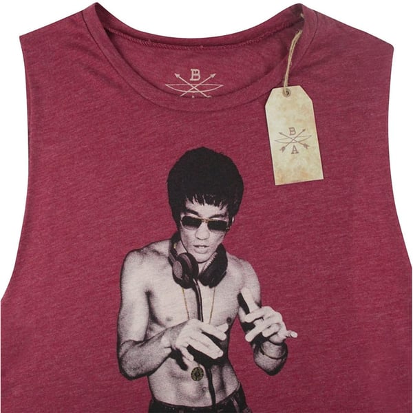 BNA78 Naisten Gung Fu Scratch Bruce Lee Toppi