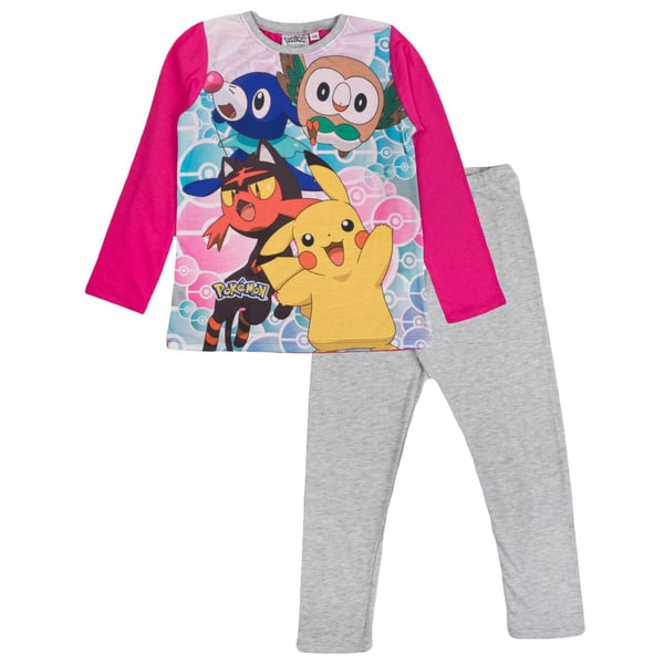 Pokemon Pyjamasæt til piger med figurer