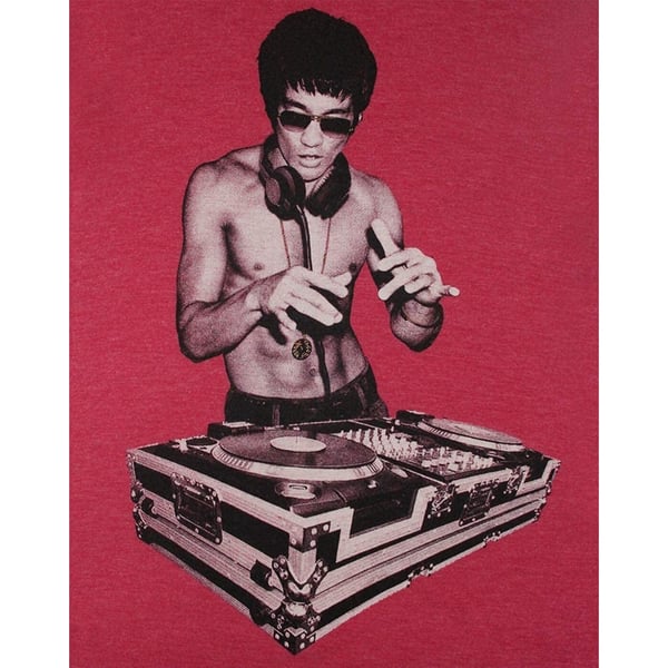 BNA78 Womens/Ladies Gung Fu Scratch Bruce Lee Tank Top