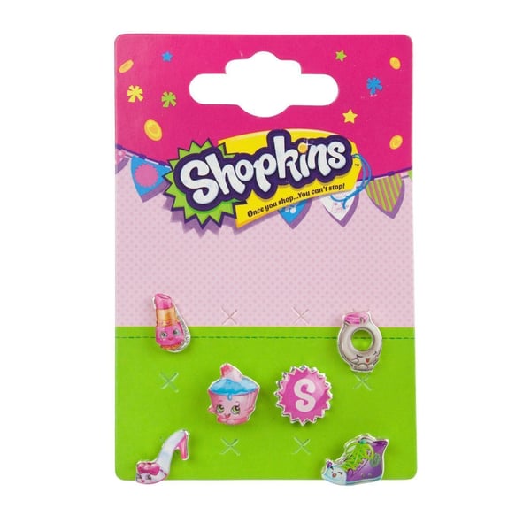 Shopkins Girls Characters Earring Set (Pack of 6)